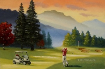 campo de golf 06 impresionista Pinturas al óleo